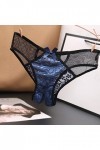 Junhasgood Lingerie String Ouvert Bas Culotte Ouverte Culotte Dentelle Culotte Sexy sous-vêtements pour Femmes Dessous Sexy E