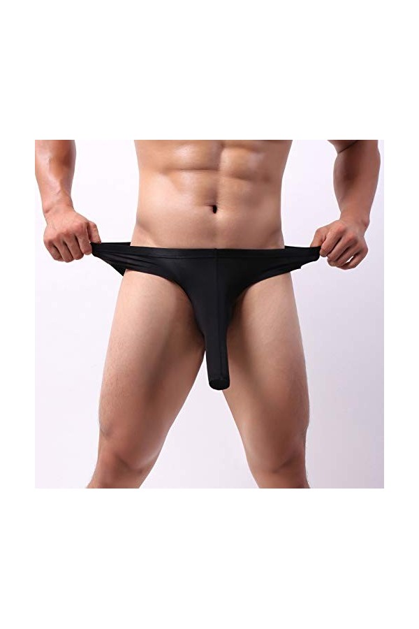 G-String Poche PéNis String pour Homme Sexy Hot éLastique éCo-Responsables String Homme Sexy Respirantes Boxer Underwear Homm