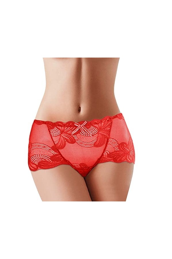 Lingerie Femme Sexy Ensemble Homme Sexy Hot y*2k Shorty Confort décontracté pour Femme Bikini Culotte sous-vêtement Dentelle 
