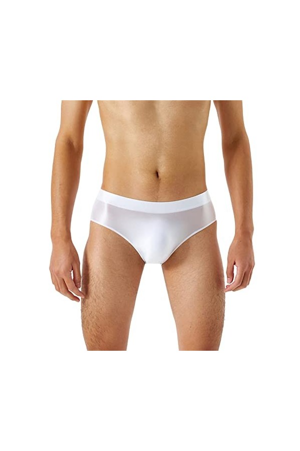 Slip String pour Homme Sexy Hot éLastique sans Couture Slip Homme Personnalité Plusieurs-PossibilitéS sous-VêTement Hommes Ba