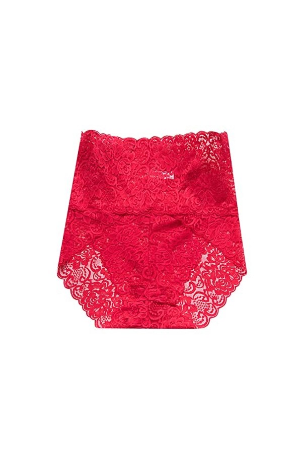 Générique Sexy Dentelle Maille Transparente Femmes sous-vêtements Grande Taille Taille Haute Culotte Culotte Brassière Taille