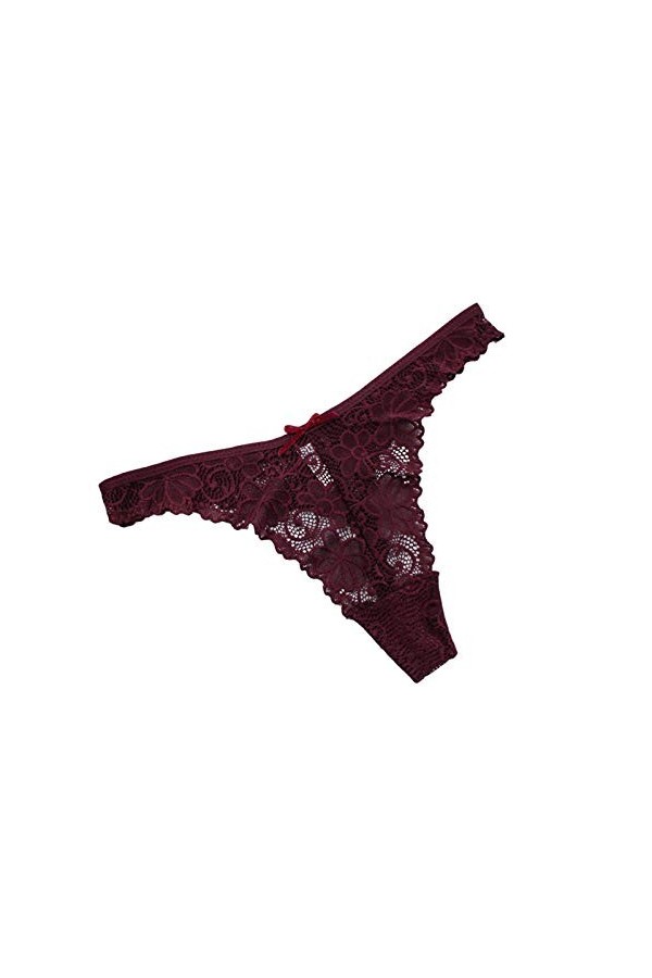 Générique Lingerie Sexy Femme Body et Combinaison sous-vêtements Lingerie Sexy Briefs strongs Voie-Through Culottes Dentelles