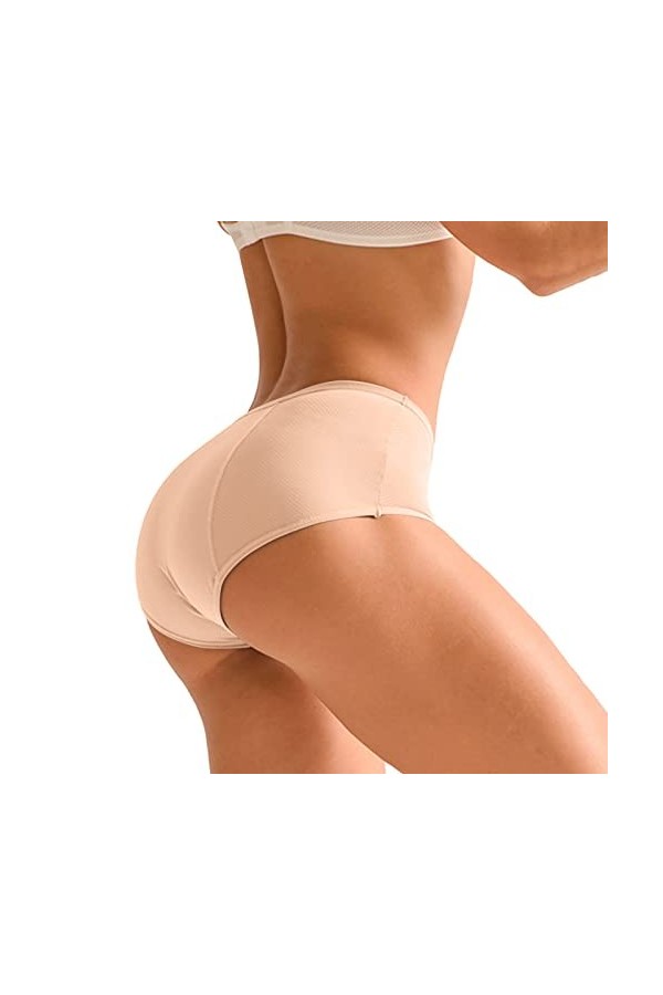 Culotte Anti Fuite Urinaire Femme Lavable Légère Panties Étanches Multicolore sous-Vêtements Tentation Underwear Fit Taille B