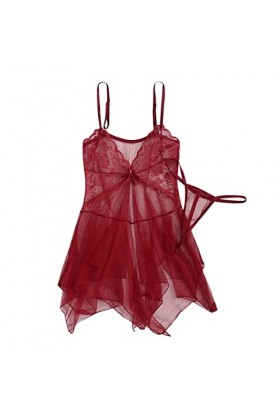 TDEOK Sexy Haut Femme Dentelle Femme Elégante Rêverie Sexy Lingerie Ouvert Poitrine, RD2, taille unique