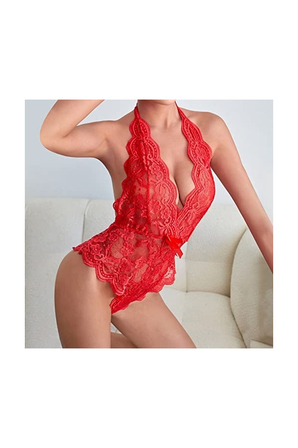 Lingerie Sexy Femme Coquine Hot Ouverte See Through Nuisette Mini Robe Sexy Hot Harness Mini Robe Slutty Hot Lingerie Hyper S