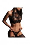 Lingerie Femme Sexy Ensemble Homme Sexy Hot y23k Femmes Lingerie Sexy Dentelle Fleurs Pousser vers Le Haut Soutien-Gorge Ense