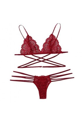 Lingerie Femme Sexy Ensemble Homme Sexy Hot y21k Dentelle sous-vêtements Femmes Bandage Bra Sexy Bodydoll Lingerie Set Sleepw