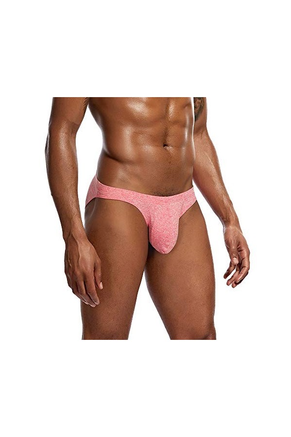Générique Lingerie Homme Sexy Hot Culottes Briefs Bas Hommes Shorts Taille sous-vêtements de Couleur sous-vêtements Solides p