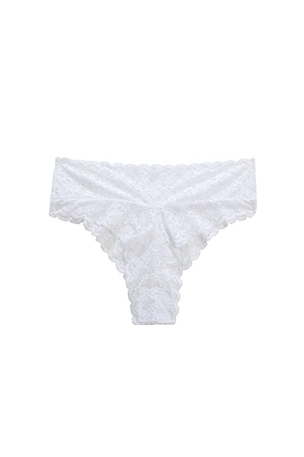 Culotte Dentelle Sexy pour Femme String Femme Sexy Chic Hot Ficelle Nuisettes Provocante Respirant String Borat Culotte sans 