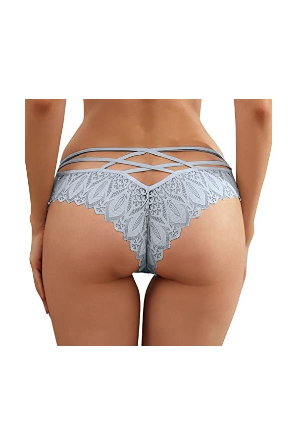 Lingerie Femme Sexy Ensemble Homme Sexy Hot y20k Culottes pour Femmes Crochet Lace Lace Up Panty Sexy Hollow Out Underwear Li
