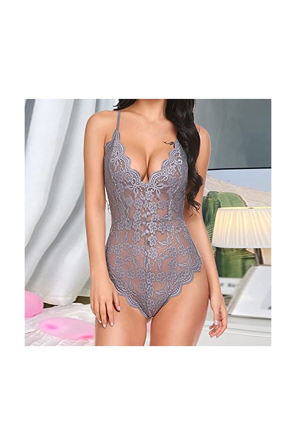 Lingerie Femme Nuisette Sensuelle Babydoll Erotisme Harness sous Vêtements Sexy Fonds De Robe Coquine Harnais Robe See Throug