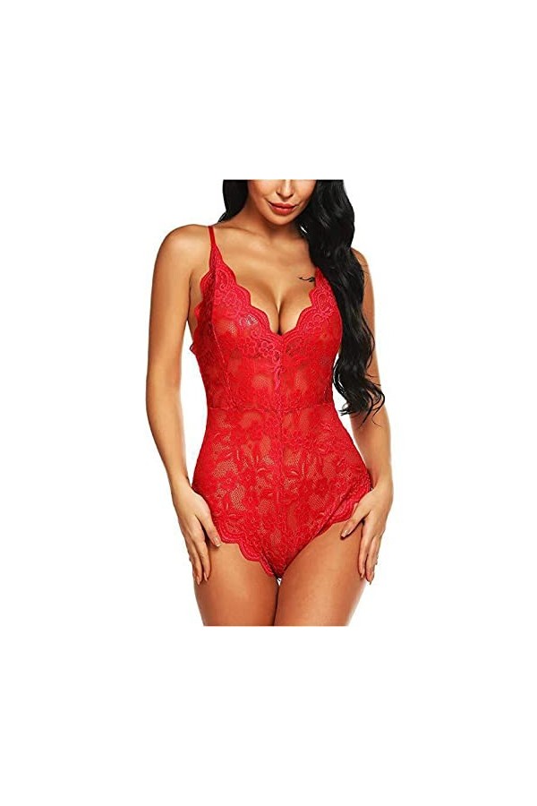 Générique Nuisettes Sexy Femme Sensuelle Body Nuisette Sexy Hot Harness Lingerie See Through Clubwear Coquine Nuit Body Sissy