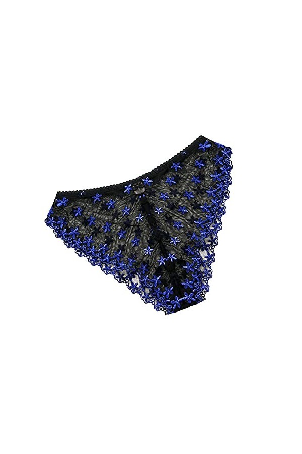 PANPANY Culottes pour Femme sous Vetements String sans Couture Soutien-Gorge Dentelle Multipack Confortables Taille Basse Mul