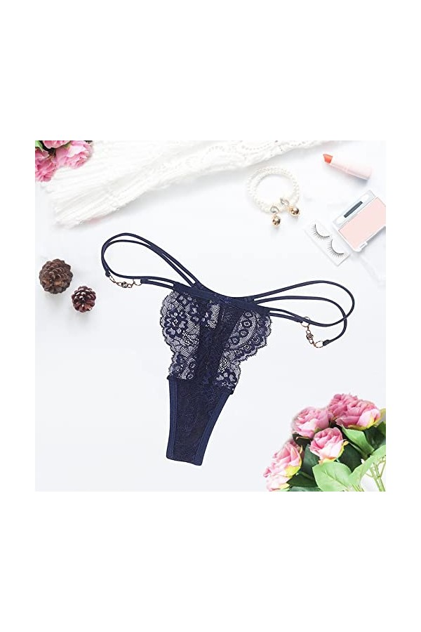 Lingerie Femme Sexy Ensemble Homme Sexy Hot y28.k Femmes T Retour Culotte String Sexy Dentelle Sports Fitness Ultra Mince Fem