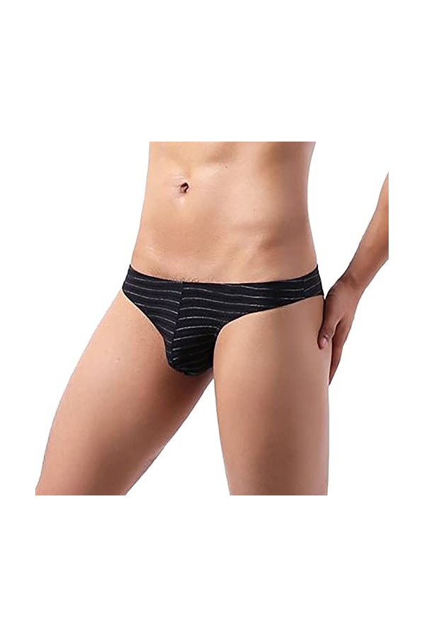 Générique Micro String Homme Mini Stretch Underwear Slip Homme Sexy Moulant Quotidienne Portable Culottes Lingerie Fine pour 
