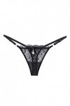 ADMAY 2023 New y22k Style Lingerie String en Dentelle Transparente pour Femmes, Taille réglable, nœud en Maille, Culotte sans