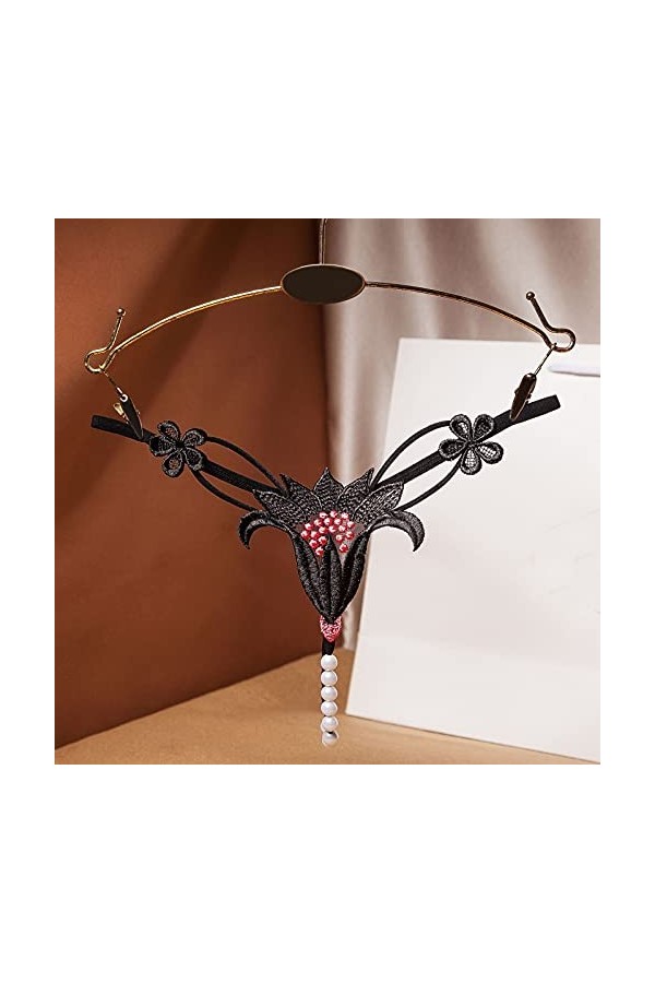 Ensemble de Lingerie Erothique Sexy Hot Dentelle Slips Thong Dames Pantalons Femmes Thong Sexy Dentelle Culotte sous-vêtement