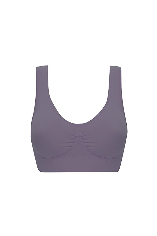 Générique Pyjamas Sexy Stretchy Bandeau Top Strapless Taille rembourrée Double Bra Women Plus Amovible Sexy Lingerie Latex P