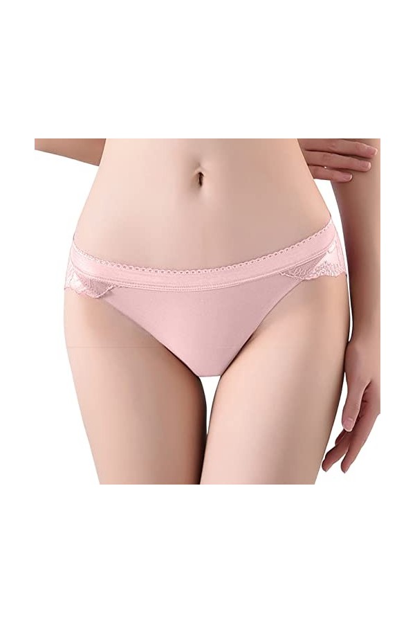 Ghemdilmn Sous-vêtement confortable, ludique, creux et sexy pour femme, d-rose, XL