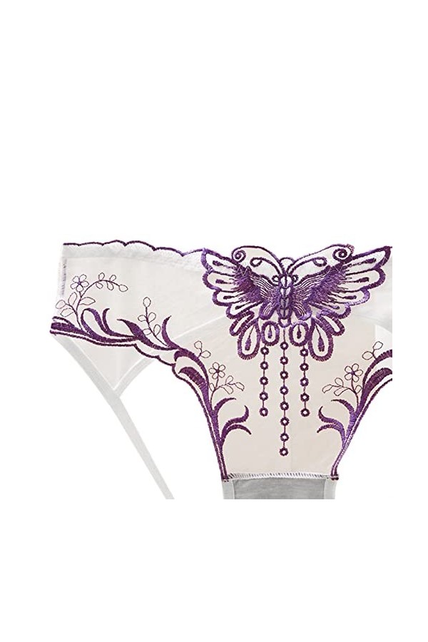 ADMAY 2023 New y2*k Style Lingerie Dentelle Respirante Sexy en Dentelle pour Femmes évider et soulever Les Fesses Pure Brief 