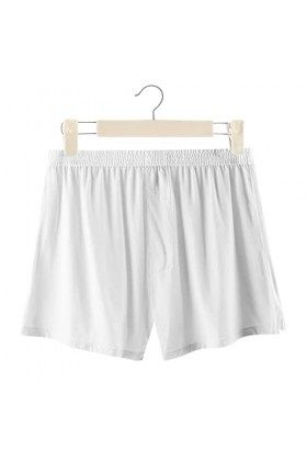 Boxer rétro pour homme - Respirant - Sexy - Pour homme, Blanc A2., L
