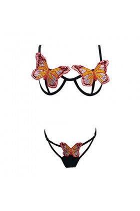 Big Mens Underwear 5X Sexy Fashion Sexy Broderie Papillons Imprimés Sous-vêtements Costumes Lingerie Sous-vêtements Vêtements