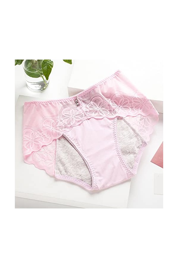 Générique Culottes Shorties Et Strings Femme Couvrante Lingerie Creux Washable Slips Menstruelles Tangas Physiologiques Tenta