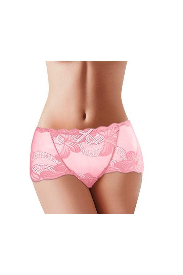 Lingerie Femme Sexy Ensemble Homme Sexy Hot y*2k Shorty Confort décontracté pour Femme Bikini Culotte sous-vêtement Dentelle 