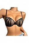 Lingerie Femme Sexy Ensemble Homme Sexy Hot y20k Soutien-Gorge à Armatures en Maille Femmes Grande Taille Gilet Crop Fil libè