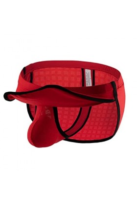 Sous-vêtements en maille pour homme - Sous-vêtements sexy en coton - Sous-vêtements respirants - Boxer pour homme - Jambe plu