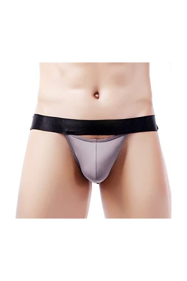 Sous-vêtement de fitness pour homme - Sous-vêtement sexy en coton, gris, XL