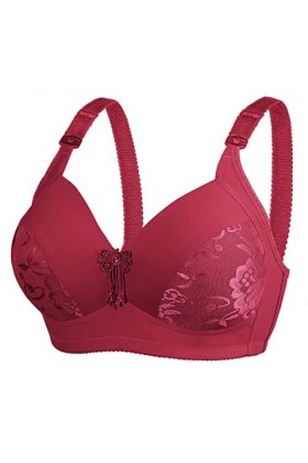 HANXIULIN Fully Soutien-gorge rembourré élégant et confortable sans armatures pour femme Grande taille Soulagement confortabl