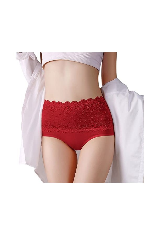 PANPANY Culottes pour Femme Tanga String Multipack sans Couture Culotte Slips Dentelle Taille Basse Femme Multicolore sous Ve