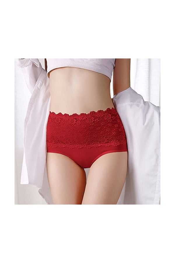 PANPANY Culottes pour Femme Tanga String Multipack sans Couture Culotte Slips Dentelle Taille Basse Femme Multicolore sous Ve