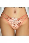 sous-vêtements Sexy pour Femmes Style sous-vêtements Sexy en Dentelle Femme évider de Fleurs Culottes Watermelon Red, M 
