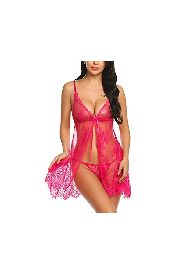 Sexy Dessous Damen Sexy Unterwäsche Bequeme Weiche Transparente Babydoll Spitze Erotische Unterwäsche Dessous Set Erotische N