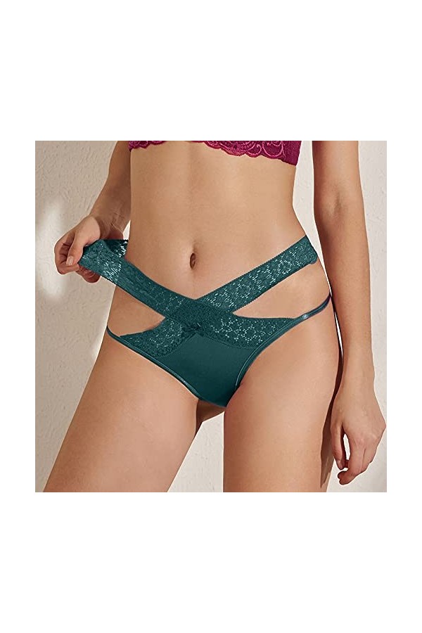 BIISDOST Slips Femmes Sexy Culotte Lingerie Lift Culotte Femmes Culotte Haute Dentelle Culotte Plus Culotte Taille Taille san