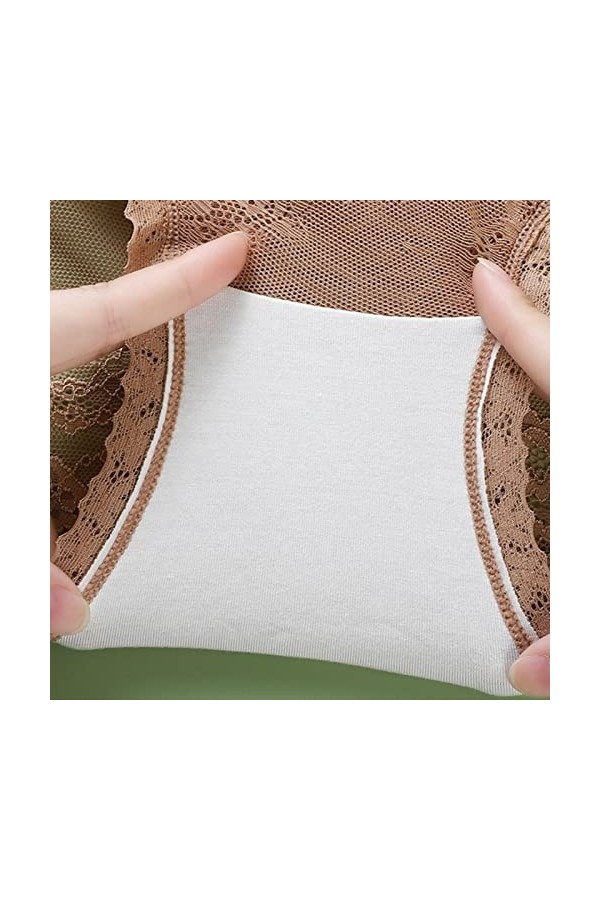 Culotte Femme Taille Haute Culottes de sous-vêtements Culotte Haute Gainante Lingerie Grande Taille Femme Dentelle Lingerie S