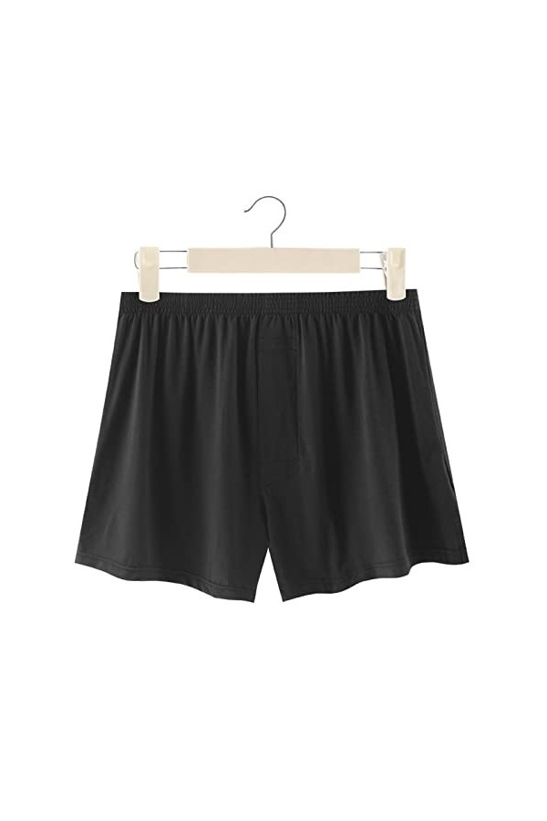 Boxer rétro pour homme - Respirant - Sexy - Pour homme, A2 noir., XXL