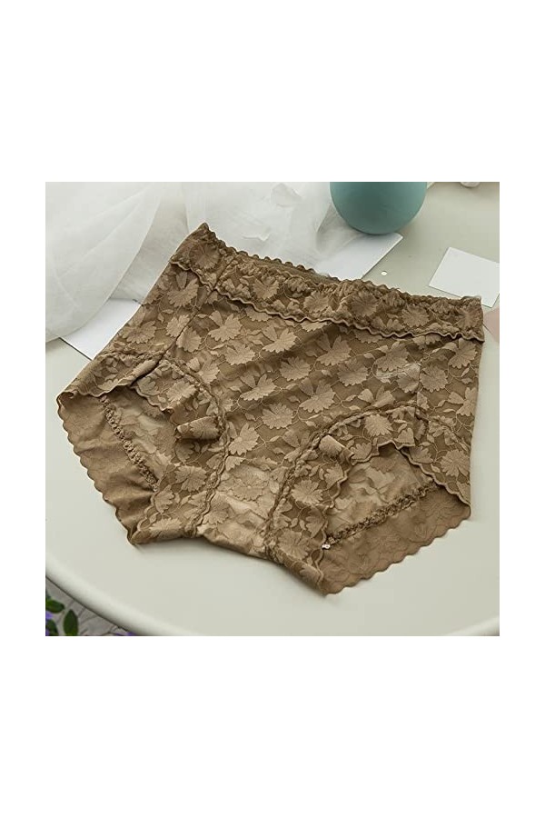 Aoklidil Sous-vêtements sexy pour femme - Lingerie sexy en dentelle - String ouvert - Culotte G - Lingerie, Vert 1, L