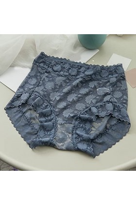 Aoklidil Sous-vêtements sexy pour femme - Lingerie sexy en dentelle - String ouvert - Culotte G - Lingerie, Bleu 1, XXXL