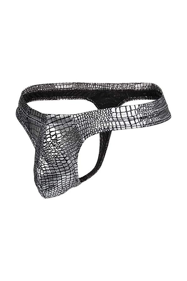 LZPCarra Combinaison Homme Sous-vêtements Taille Basse pour Hommes Lettres Garçons Culotte Big SAC Sexy Homme String Boxer Ho