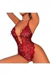 Générique Lingerie Femme Sexy Ensemble Ouverte Lingerie Sissy Érotique Col en V Profond Mini Robe Sexy Clubwear Harness Body 