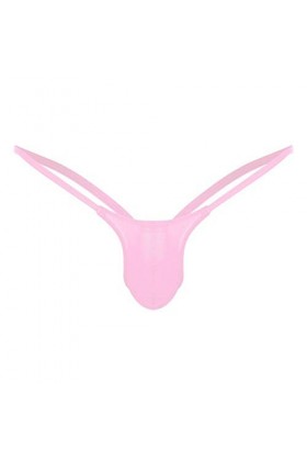 Lingerie sexy pour homme - Grandes tailles - Sous-vêtements à cordes G ouvertes - Sous-vêtements bas sexy pour petits seins, 