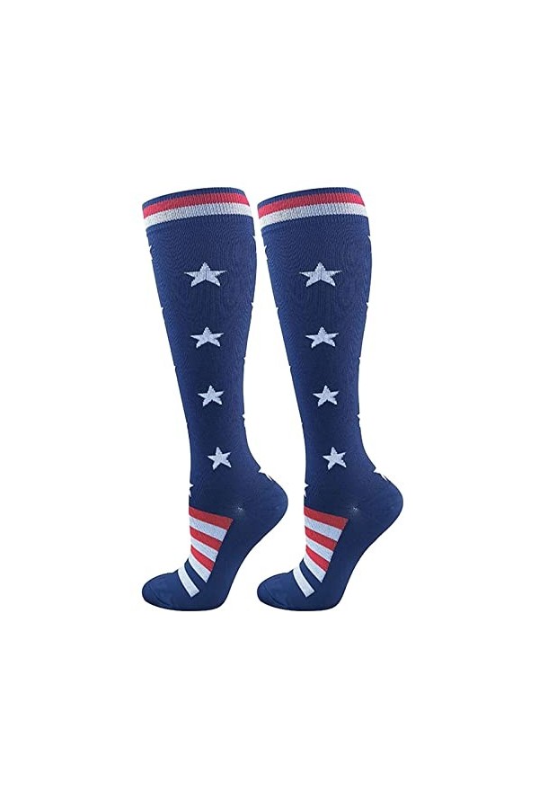 Porte-jarretelles pour cuisses - Drapeau américain pour homme et femme - Rayures - Fantaisie patriotique pour homme et femme 