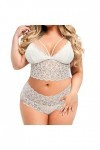 Ensemble Lingerie Femme 2 Pieces Sexy Push-Up Et Dentelle sous-Vêtements De Seduction Dentelle Soutien-Gorge Et Culotte Babyd