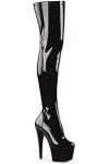 Pleaser DELIGHT-2000 Blk STR Pat/Blk UK 2 EU 35 
