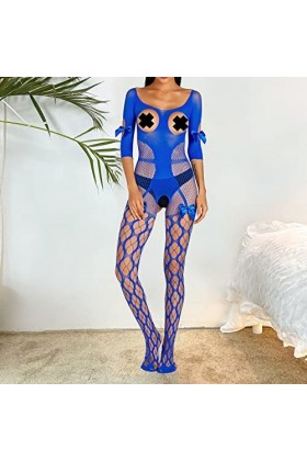 YWSTYllelty Lingerie Sexy Robe Femmes Sexy Lingerie Résille Bodystocking sous-Vêtements De Nuit Chemises Bodys Sexy Lingerie 