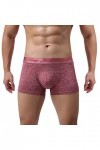 Générique Pyjama Homme Sexy Imitation Pantalons Cuir Hommes Sexy sous-vêtements Sexy Slips laques sous-vêtements pour Hommes 
