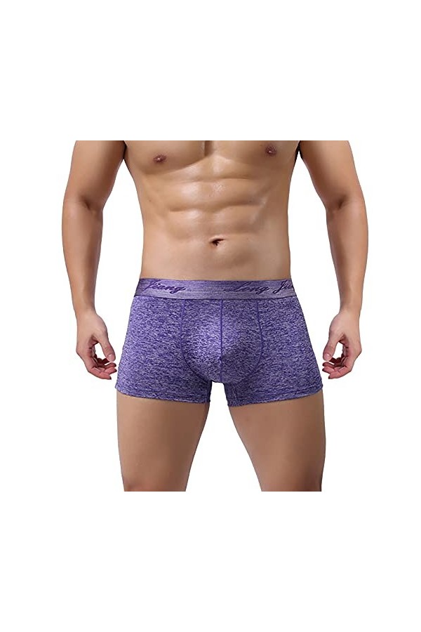 Générique Pyjama Homme Sexy Imitation Pantalons Cuir Hommes Sexy sous-vêtements Sexy Slips laques sous-vêtements pour Hommes 